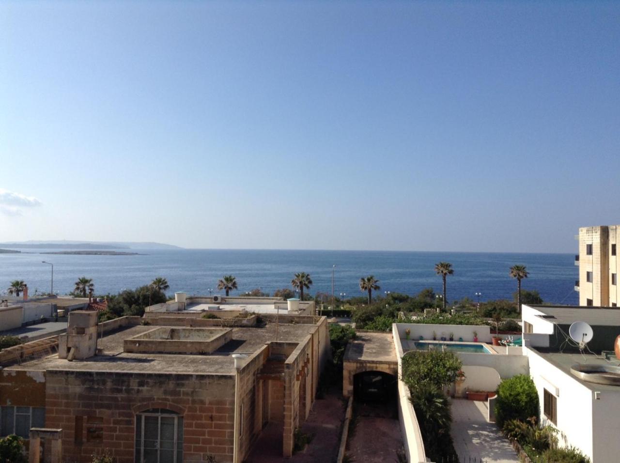 Seafront Apartment With Pool San Pawl il-Baħar Zewnętrze zdjęcie